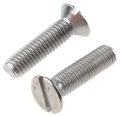 Винты с потайной головкой и прямым шлицем DIN 963 нержавеющая сталь А2