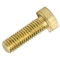 Болт шестигранный с полной резьбой DIN 933 латунь
