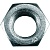 Гайка высокопрочная М10 DIN 934 класс прочности 10 оцинкованная сталь